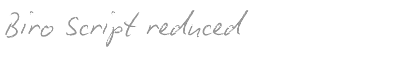 Biro Script