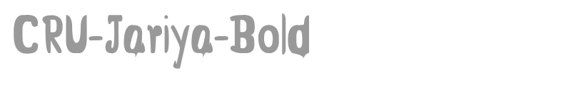 CRU-Jariya-Bold