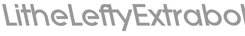 LitheLeftyExtrabold