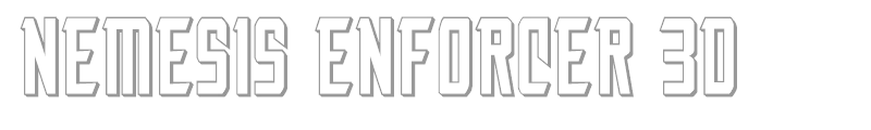 Nemesis Enforcer 3D