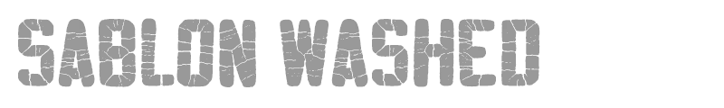 Sablon Washed