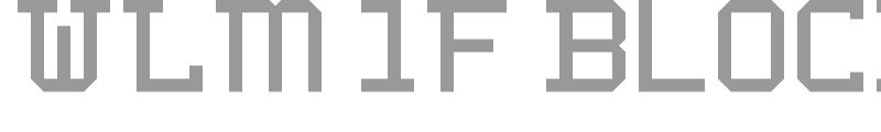 WLM 1F Block Serif
