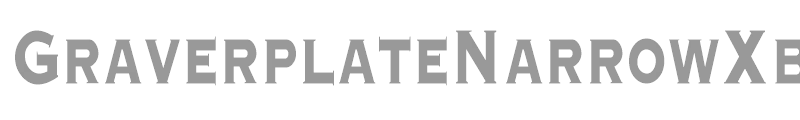 GraverplateNarrowXbold