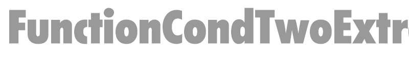 FunctionCondTwoExtrabold