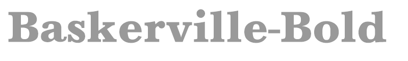 Baskerville-Bold