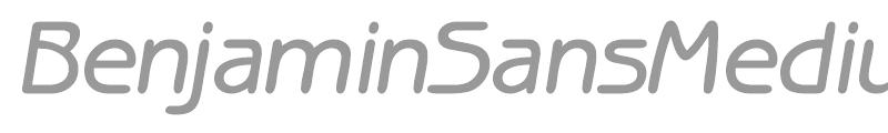 BenjaminSansMedium