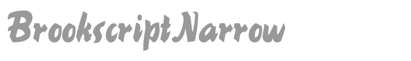 BrookscriptNarrow