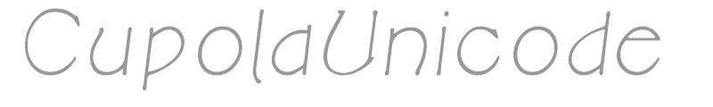 CupolaUnicode