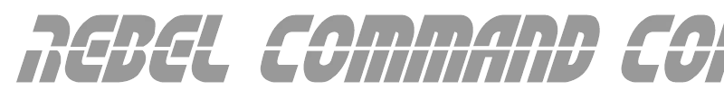 Rebel Command Condensed Italic