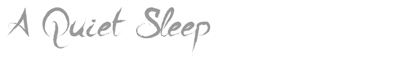 A Quiet Sleep