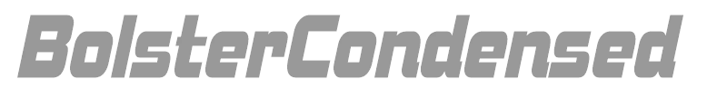 BolsterCondensed
