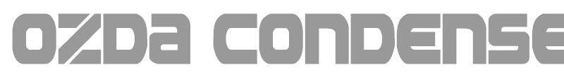 Ozda Condensed