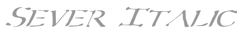 Sever Italic
