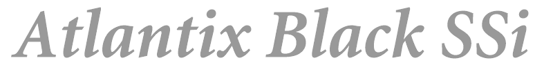 Atlantix Black SSi