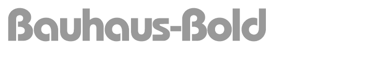 Bauhaus-Bold
