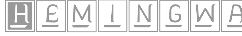 Hemingway Deco Initials