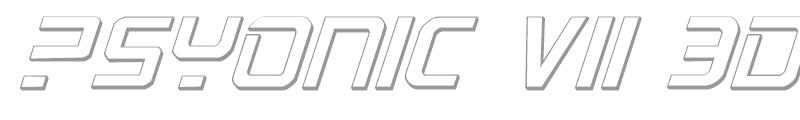 PsYonic VII 3D Italic