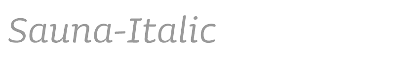 Sauna-Italic