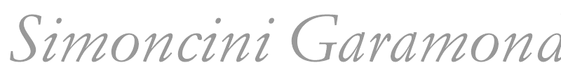 Simoncini Garamond Std