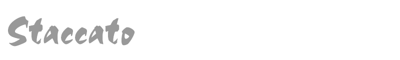 staccato