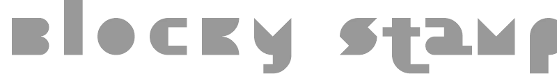 Blocky Stamps