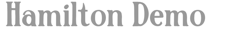Hamilton Demo