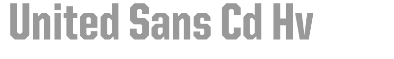 United Sans Cond