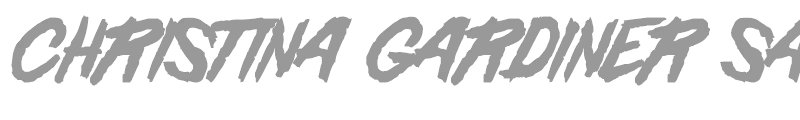 Christina Gardiner Sans