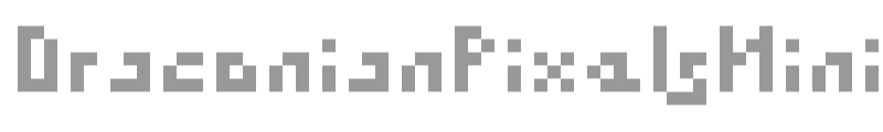 Draconian Pixels Minimal