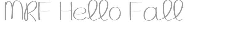 MRF Hello Fall