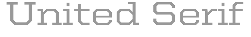 United Serif SemiExt