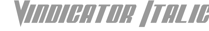 Vindicator Italic