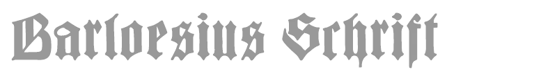 Barloesius Schrift