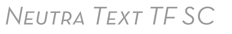 Neutra Text TF SC