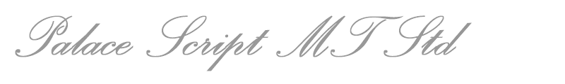 Palace Script MT Std