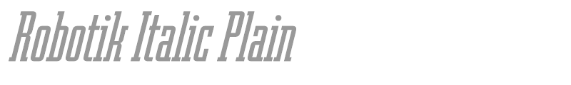 Robotik Italic