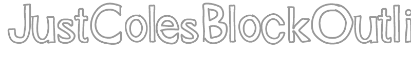Just Coles Block Outlines