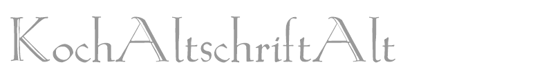 KochAltschriftAlt