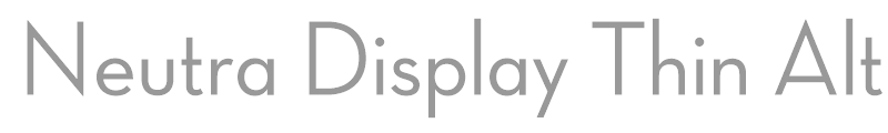 Neutra Display Thin Alt