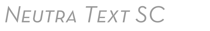 Neutra Text SC