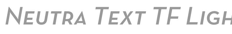 Neutra Text TF Light SC