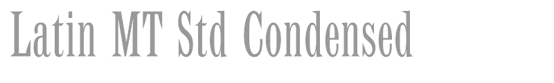 Latin MT Std