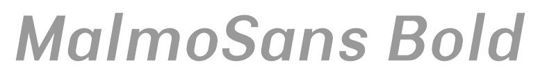 MalmoSans Bold