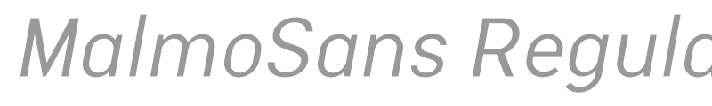 MalmoSans Regular