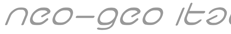 neo-geo italic