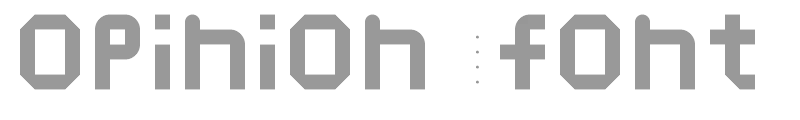 Opinion font by callum wylie