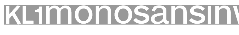 KL1MonoSansInvers