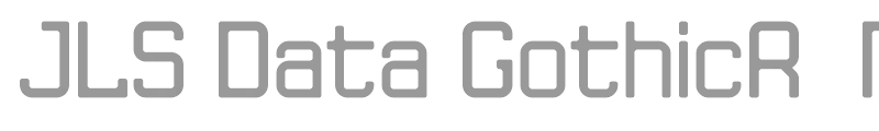 JLS Data GothicR