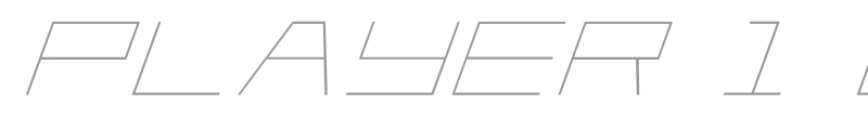 Player 1 Up Italic
