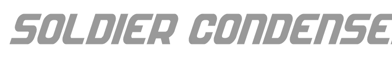 Soldier Condensed Italic